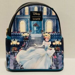 Loungefly Disney NWT Cinderella Castle Steps Mini Backpack